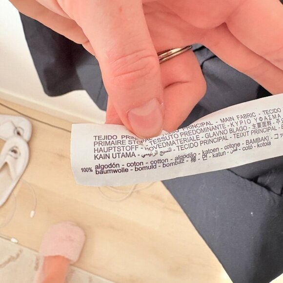 Zara Contrast Skinny Strap Maxi Dress Black Size XS - Picture 8 of 8